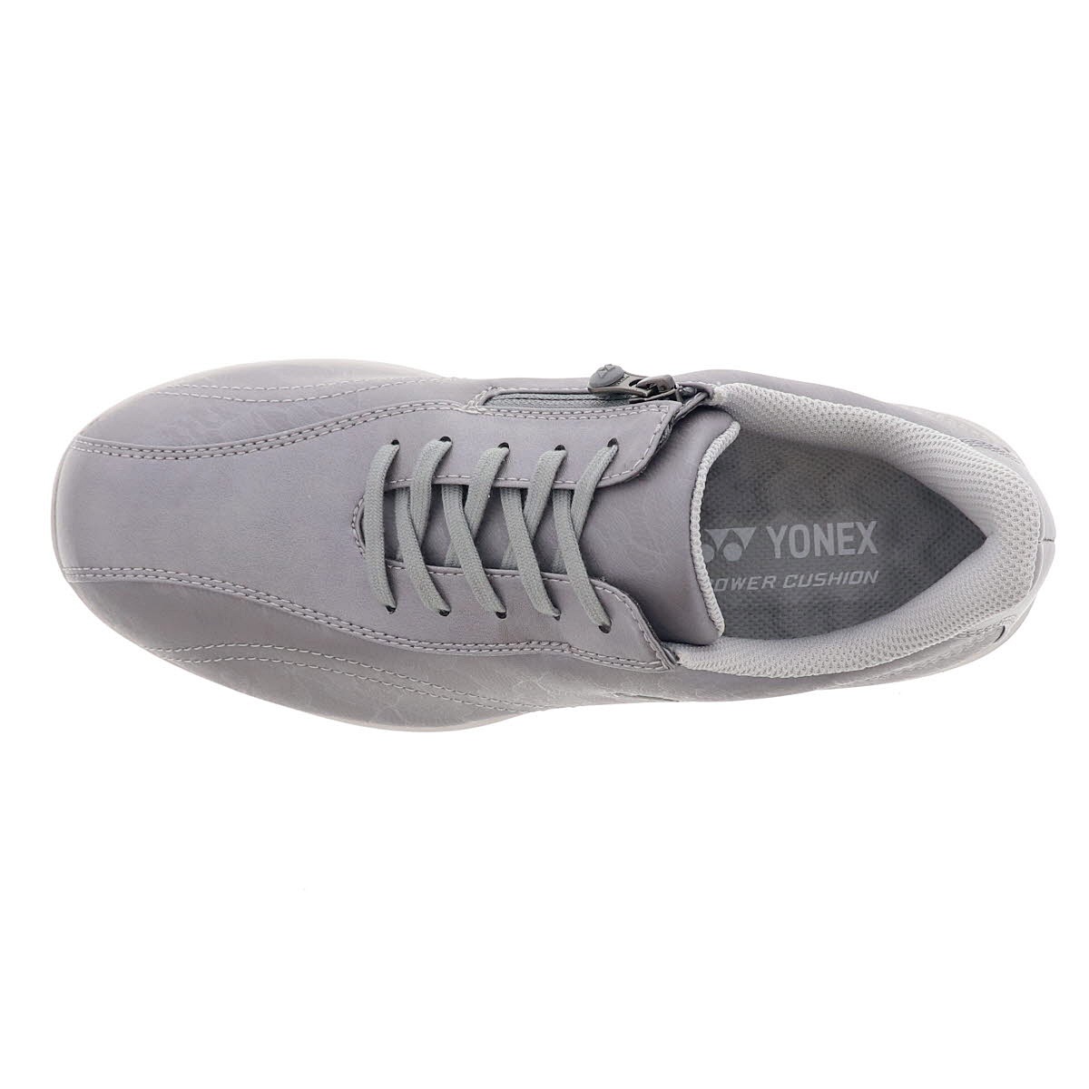 ヨネックス パワークッションL130W レディース ウォーキングシューズ パワークッション ハンズフリー 楽々フィット 幅広4.5E SHWL130W グレイッシュパール
