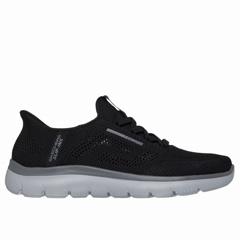 SKECHERS スケッチャーズ スリップインズ メンズ スニーカー 232939 BKCC サミッツ - パーフォ ブラック/チャコール