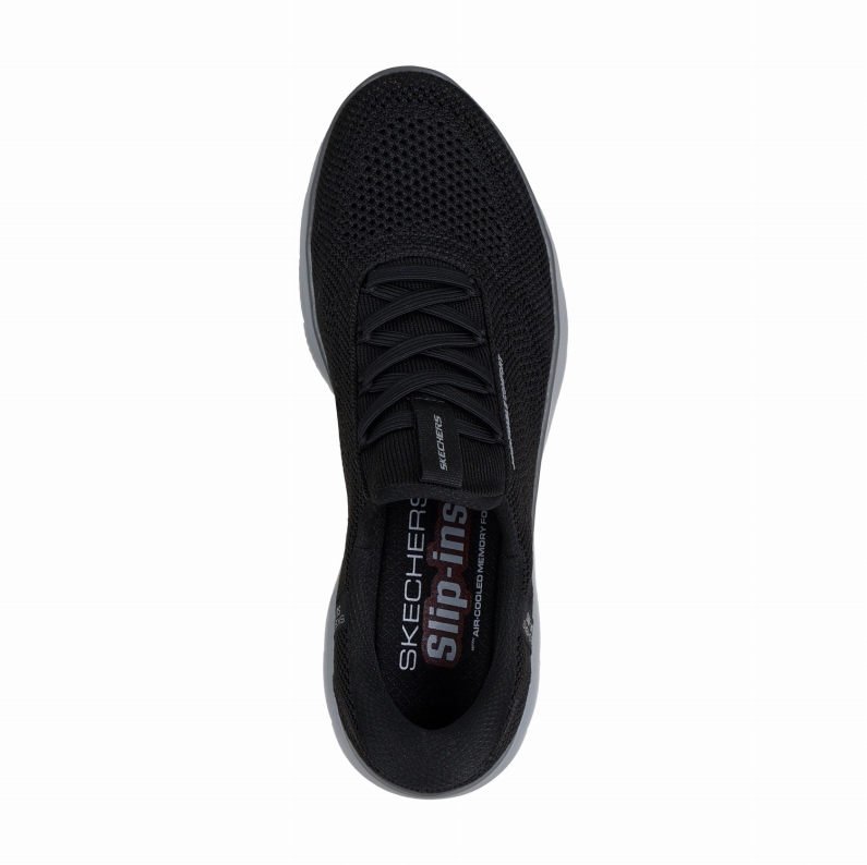 SKECHERS スケッチャーズ スリップインズ メンズ スニーカー 232939 BKCC サミッツ - パーフォ ブラック/チャコール