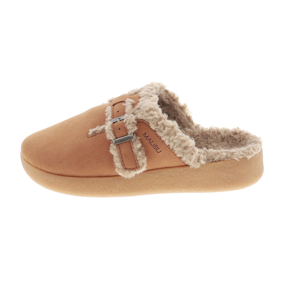 マリブサンダルズ レディースサンダル カジュアル スリッポン 秋冬 あったかボア MALIBU SANDALS FLORES MULE GOLDEN OAK/TAN キャメル MS20-0007
