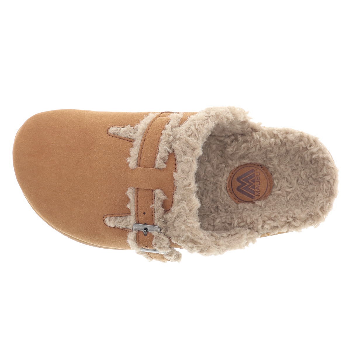 マリブサンダルズ レディースサンダル カジュアル スリッポン 秋冬 あったかボア MALIBU SANDALS FLORES MULE GOLDEN OAK/TAN キャメル MS20-0007