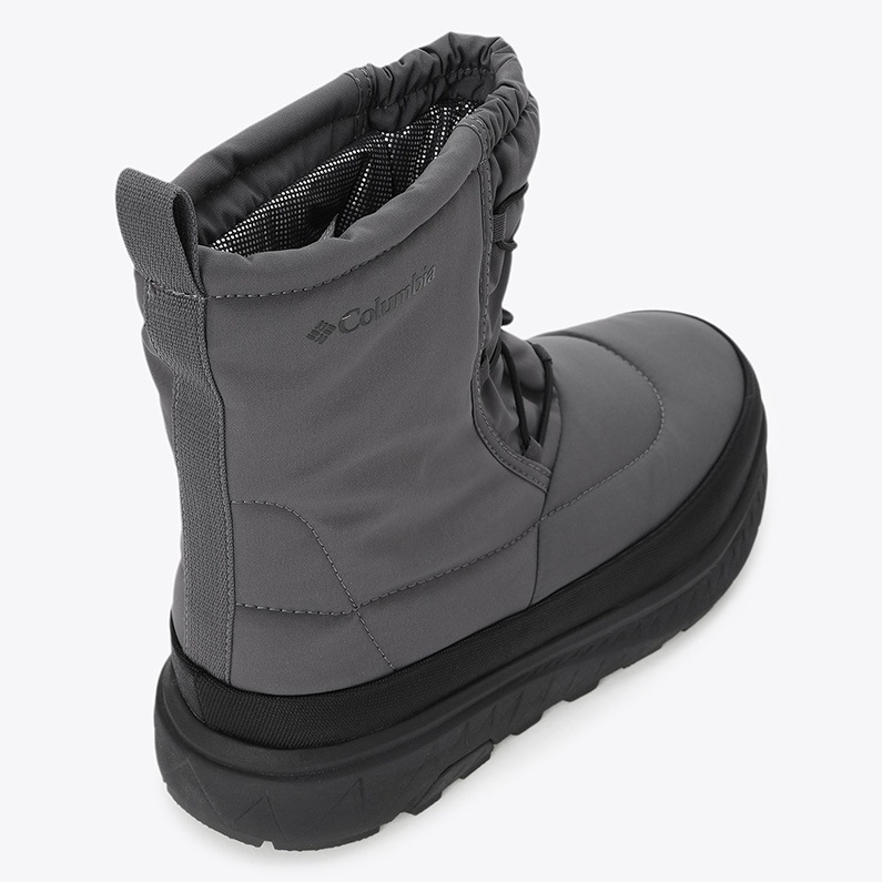 Columbia コロンビア メンズ ブーツ イエローテイル ブーツ ウォータープルーフ オムニヒート YU2586 021 保温 防水 Grey Ash