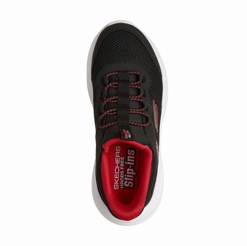 SKECHERS スケッチャーズ スリップインズ キッズ ジュニア スニーカー BOUNDER PRO 404208L BLK BLACK ブラック