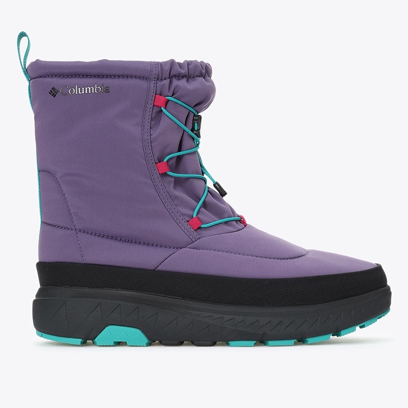 Columbia コロンビア メンズ ブーツ イエローテイル ブーツ ウォータープルーフ オムニヒート YU2586 576 保温 防水 Grape Gum