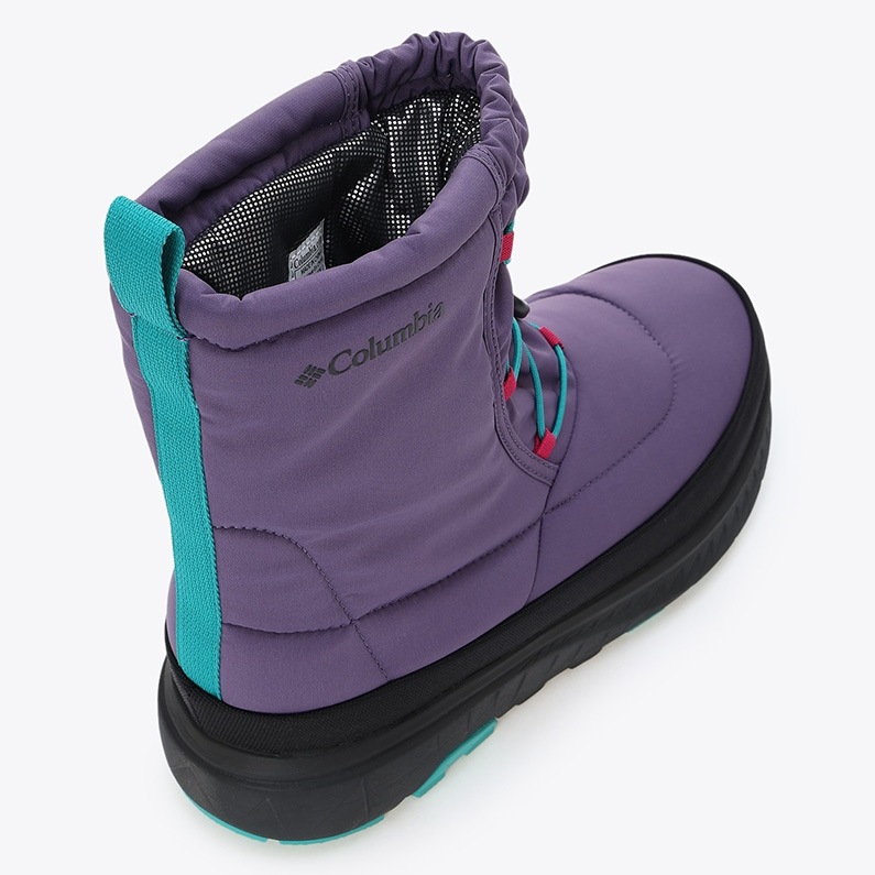 Columbia コロンビア メンズ ブーツ イエローテイル ブーツ ウォータープルーフ オムニヒート YU2586 576 保温 防水 Grape Gum