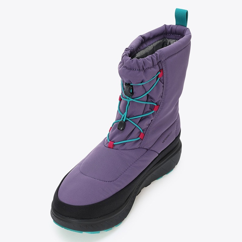 Columbia コロンビア メンズ ブーツ イエローテイル ブーツ ウォータープルーフ オムニヒート YU2586 576 保温 防水 Grape Gum