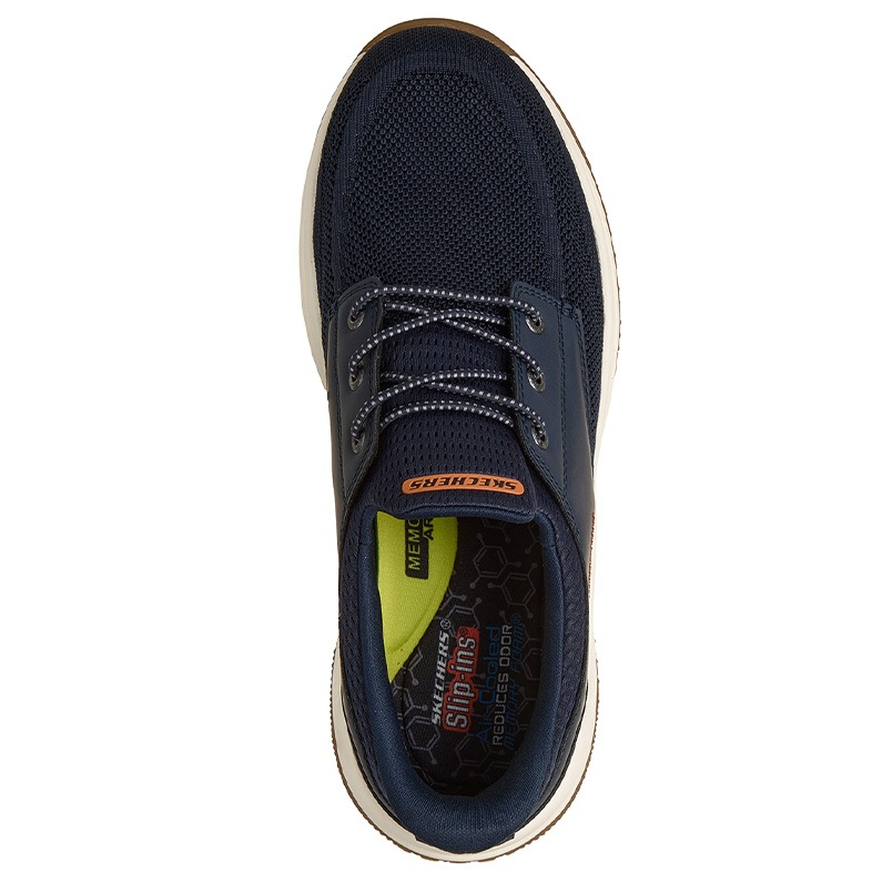 SKECHERS スケッチャーズ スリップインズ メンズ スリッポン メロエ オールデン 205467 NVY ネイビー NAVY