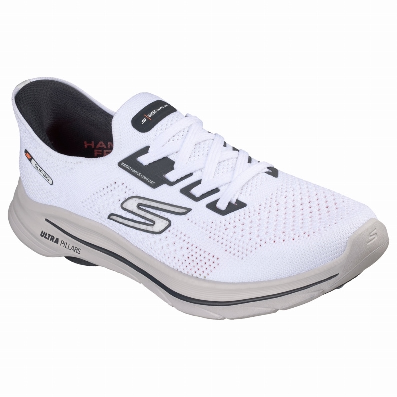 SKECHERS スケッチャーズ スリップインズ メンズ スニーカー 216792 WBK GO WALK 8 - LENARD ホワイト/ブラック