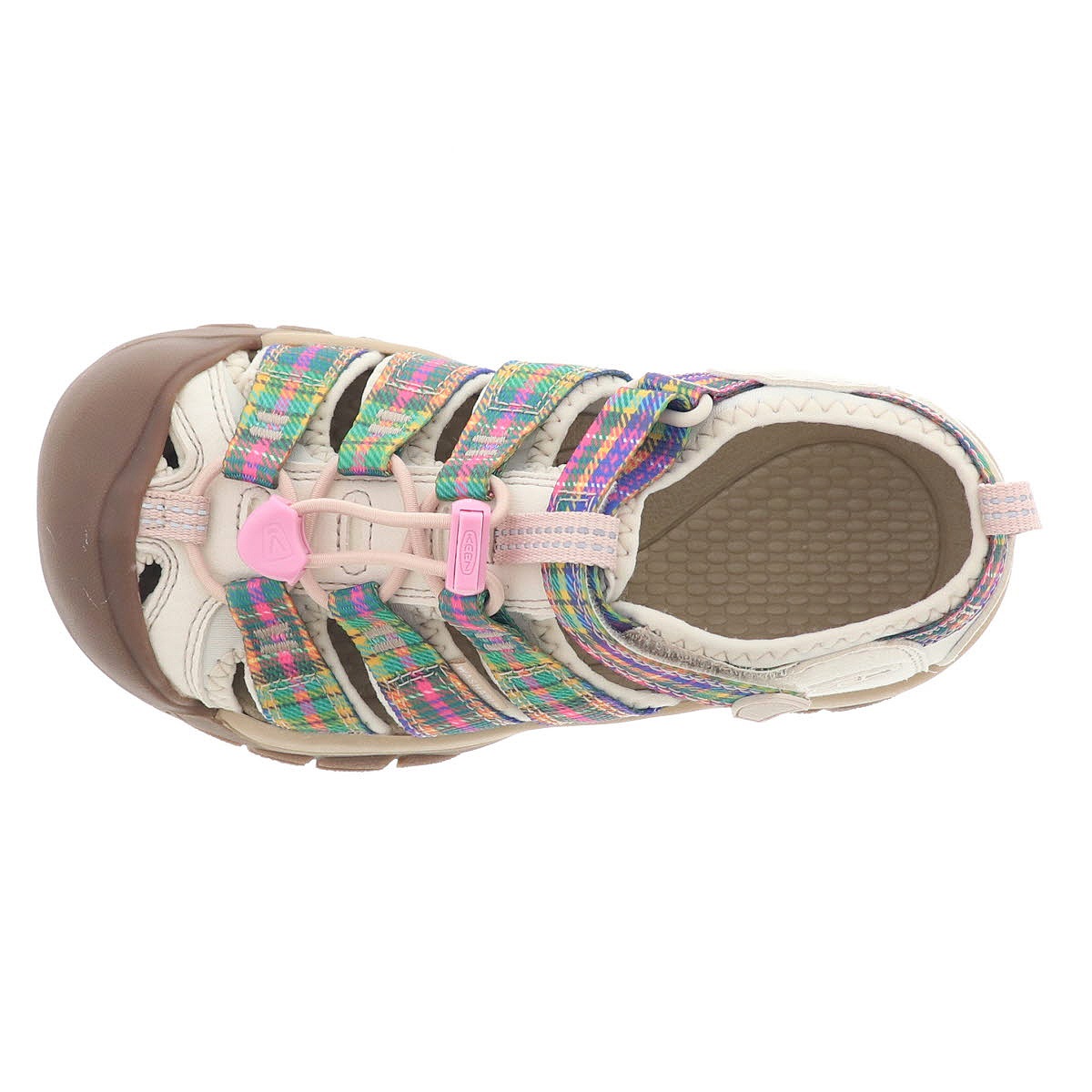KEEN キーン ビッグキッズ ニューポート エイチツー キッズ サンダル NEWPORT H2 1032143 GINGHAM/ORCHID SMOKE 夏 アウトドア レジャー 海 川遊び