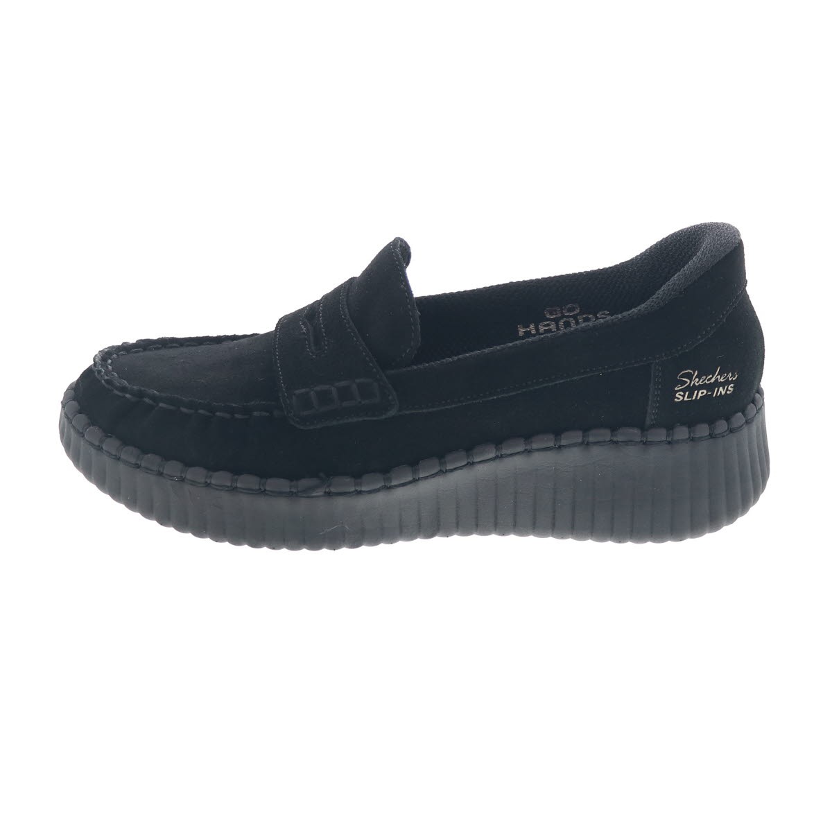 SKECHERS スケッチャーズ スリップインズ レディース ローファー WILSHIRE BLVD-MOONLIT LOVE 159586 BBK ブラック 厚底