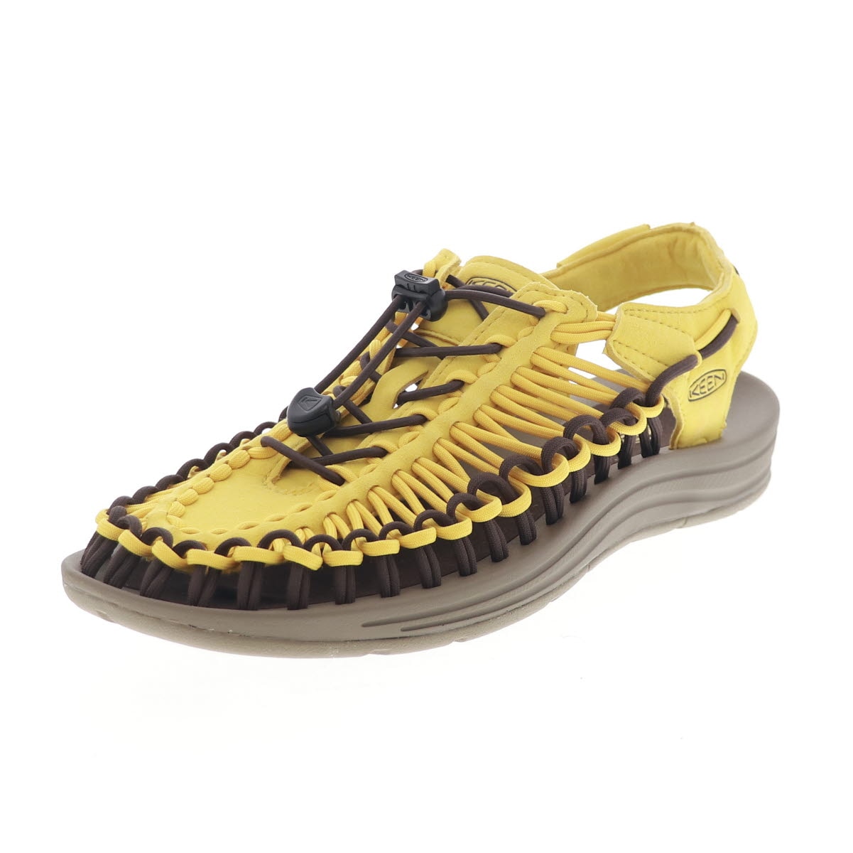 KEEN キーン ユニーク メンズ サンダル 人気 アウトドア シューズ スポサン UNEEK M 1032181 CREAM GOLD/JAVA イエロー 旅行 キャンプ