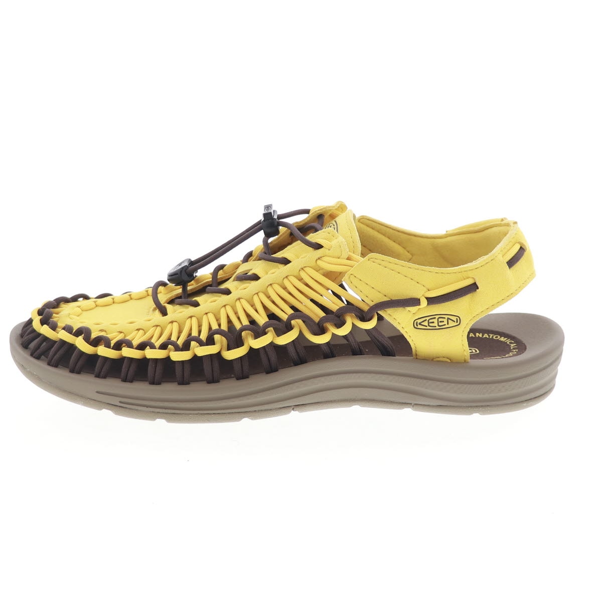 KEEN キーン ユニーク メンズ サンダル 人気 アウトドア シューズ スポサン UNEEK M 1032181 CREAM GOLD/JAVA イエロー 旅行 キャンプ