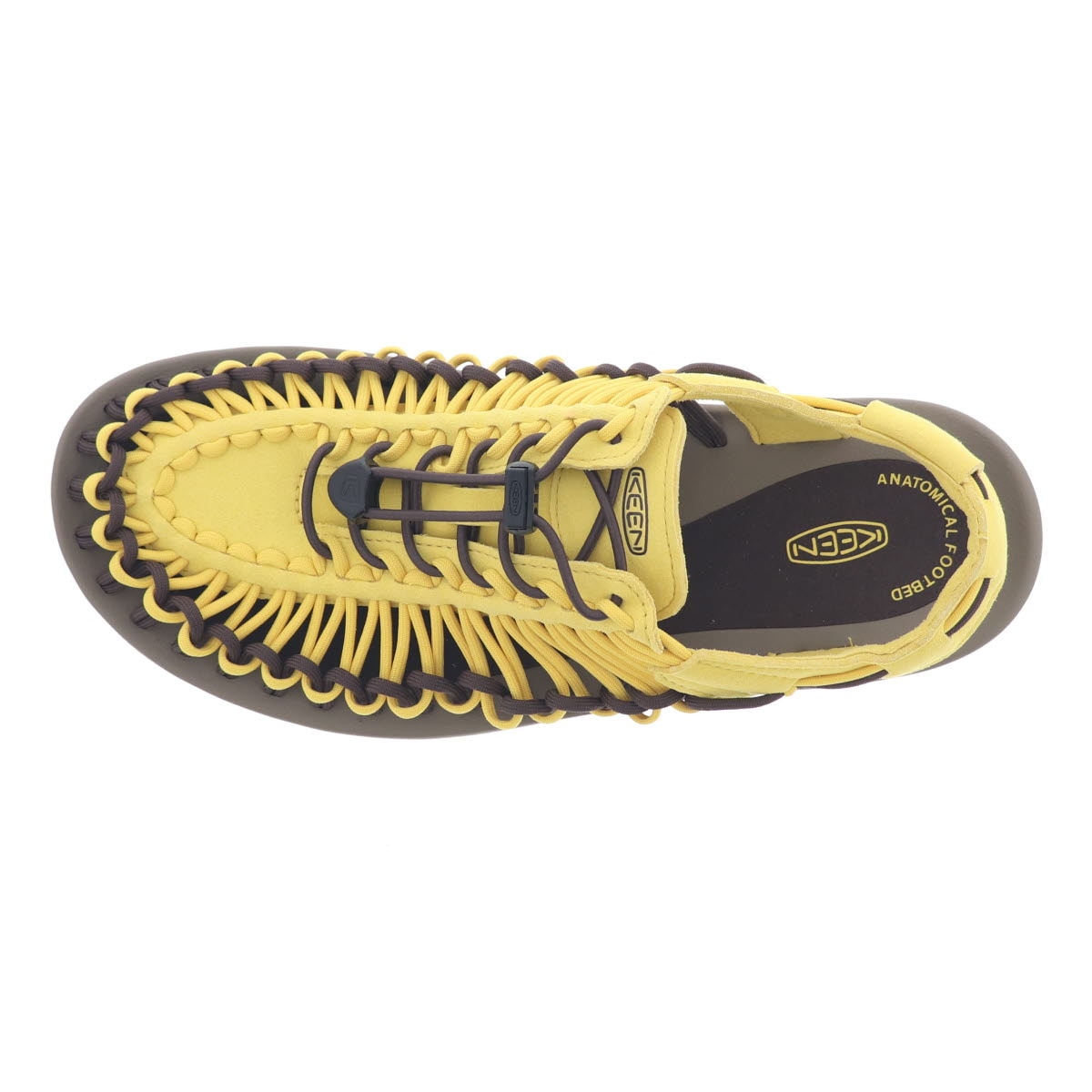 KEEN キーン ユニーク メンズ サンダル 人気 アウトドア シューズ スポサン UNEEK M 1032181 CREAM GOLD/JAVA イエロー 旅行 キャンプ