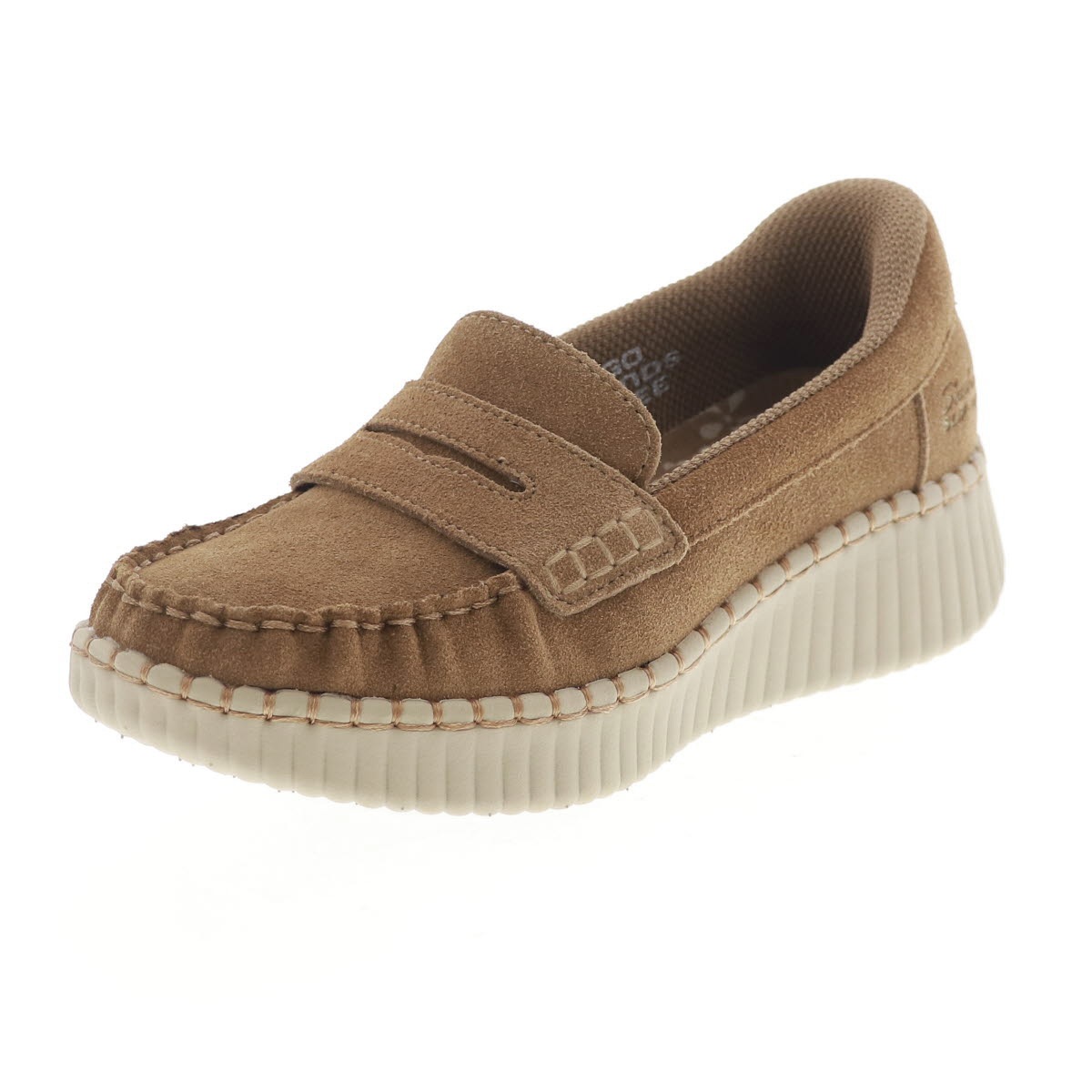 SKECHERS スケッチャーズ スリップインズ レディース ローファー WILSHIRE BLVD-MOONLIT LOVE 159586 CSNT チェストナット 厚底