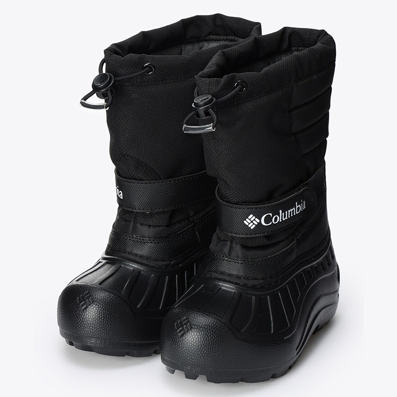 Columbia コロンビア キッズ ブーツ チルドレンズ パウダーバグ スノーライト BC2106 010 防水 ブラック 黒 スノーブーツ