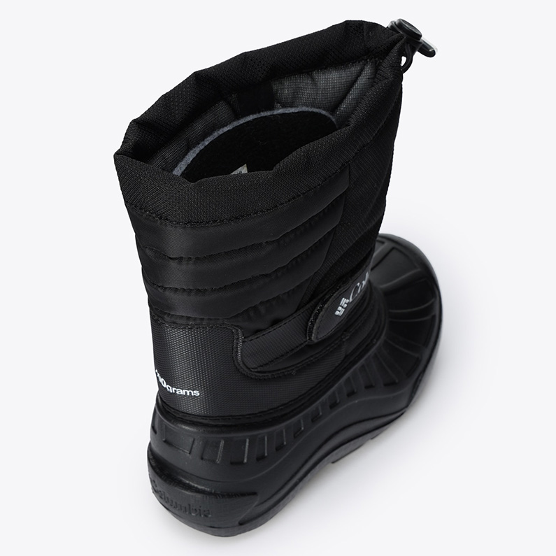 Columbia コロンビア キッズ ブーツ チルドレンズ パウダーバグ スノーライト BC2106 010 防水 ブラック 黒 スノーブーツ