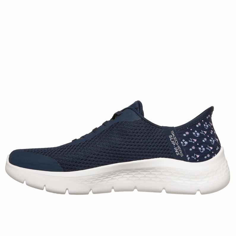 SKECHERS スケッチャーズ スリップインズ レディース スニーカー 125525 NVY ゴーウォーク フレックス - リリー ローズ ネイビー