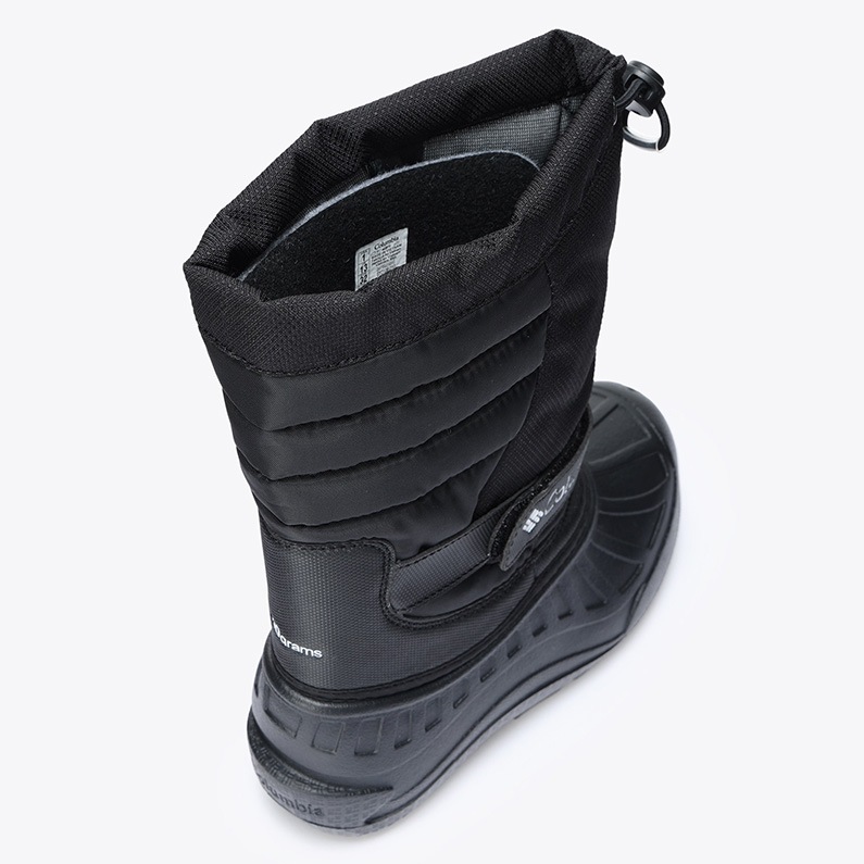 Columbia コロンビア ジュニア キッズ ブーツ ユース パウダーバグ スノーライト BY2106 010 防水 ブラック 黒 スノーブーツ