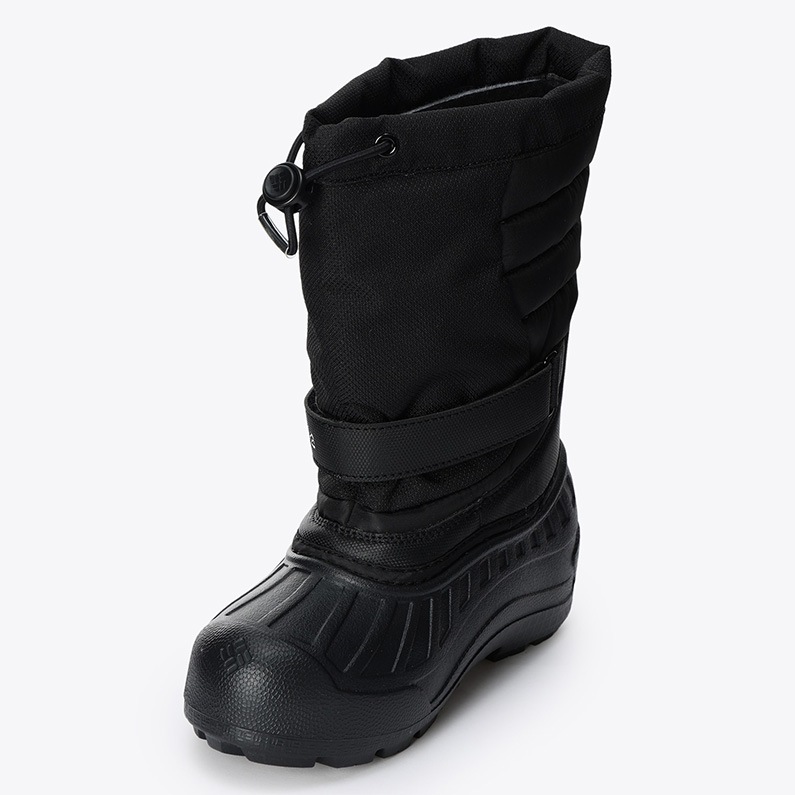 Columbia コロンビア ジュニア キッズ ブーツ ユース パウダーバグ スノーライト BY2106 010 防水 ブラック 黒 スノーブーツ