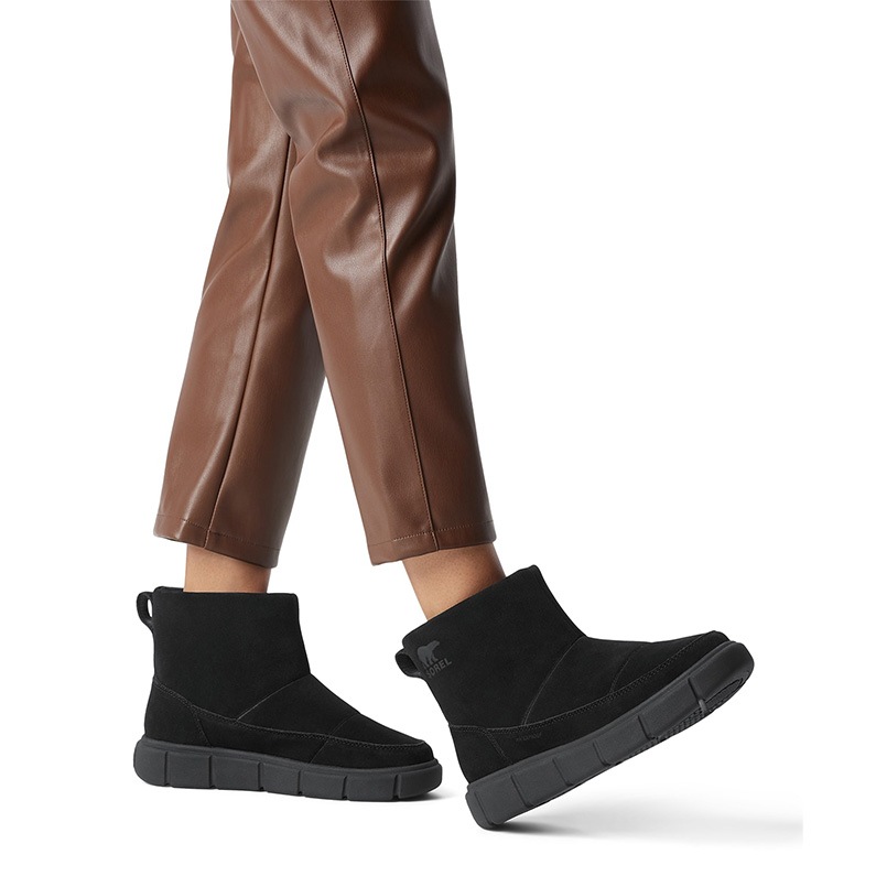 SOREL ソレル レディース ブーツ エクスプローラー3 スリッポン ウォータープルーフ NL5122 010 ブラック 黒 WOMENS 防水 