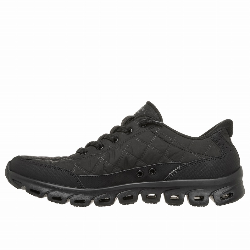 SKECHERS スケッチャーズ スリップインズ レディース スニーカー グライドステップ - コージーフィット アット イーズ 104556 BBK ブラック