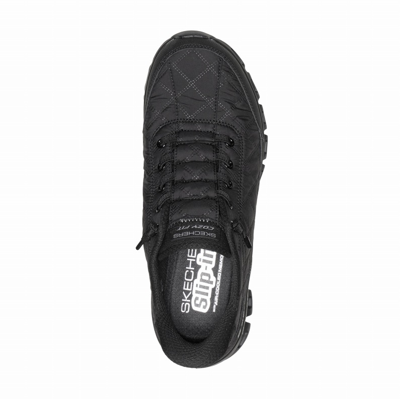 SKECHERS スケッチャーズ スリップインズ レディース スニーカー グライドステップ - コージーフィット アット イーズ 104556 BBK ブラック