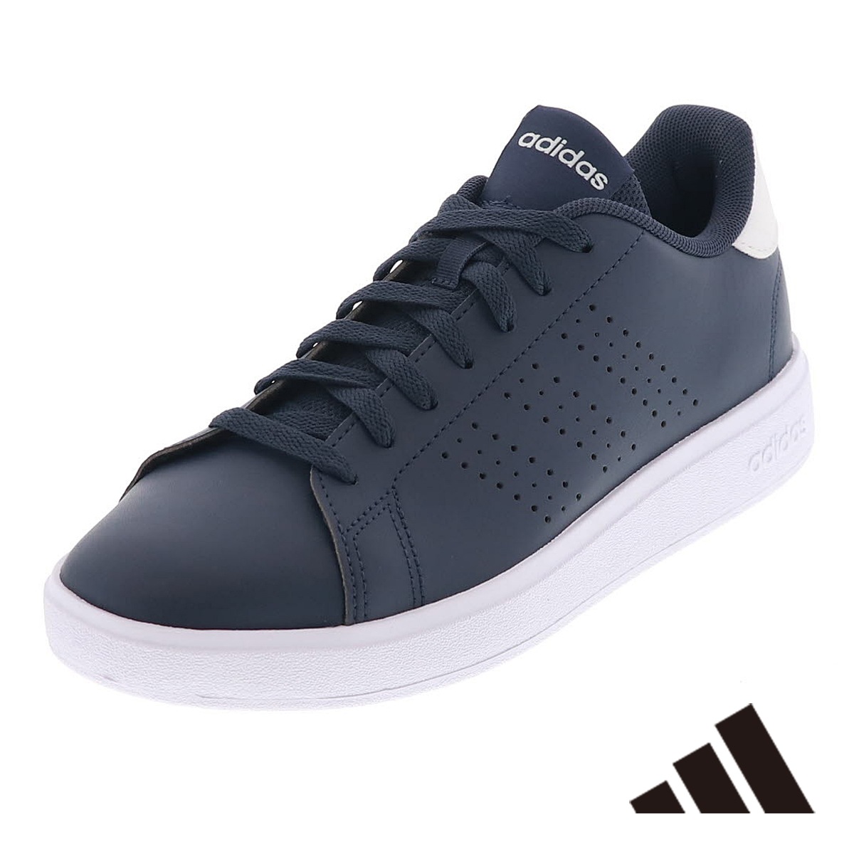adidas アディダス アドバンコート ベース 2.0 U JP7945 メンズスニーカー ローカット コートシューズ ネイビー/ホワイト ADVANCOURT BASE 2.0 U