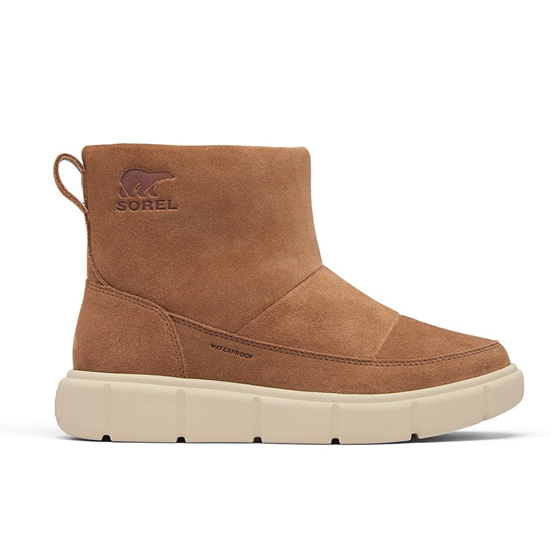 SOREL ソレル レディース ブーツ エクスプローラー3 スリッポン ウォータープルーフ NL5122 242 Velvet Tan Chalk WOMENS 防水