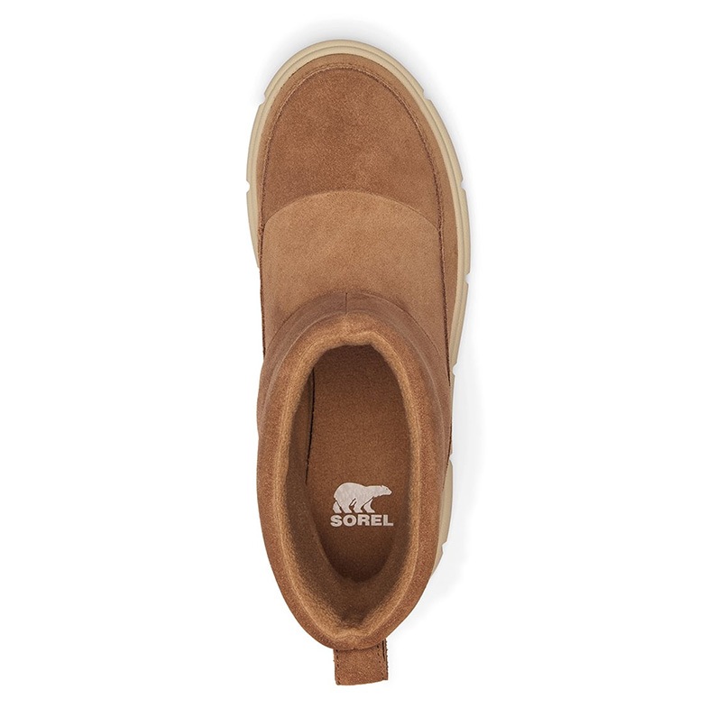 SOREL ソレル レディース ブーツ エクスプローラー3 スリッポン ウォータープルーフ NL5122 242 Velvet Tan Chalk WOMENS 防水