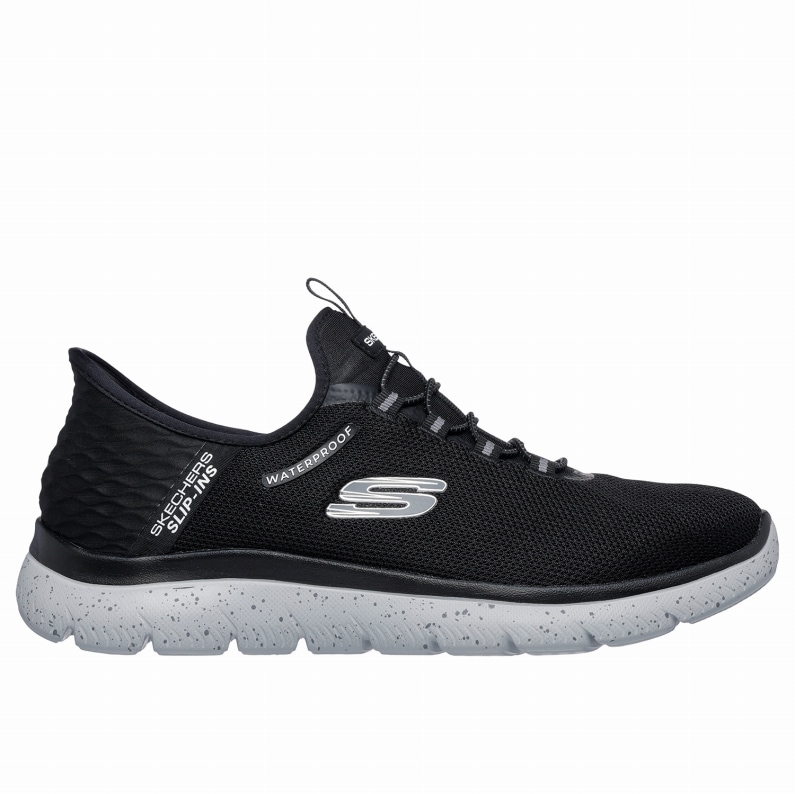 SKECHERS スケッチャーズ スリップインズ メンズ スニーカー 232962W BKGY ウォータープルーフ：サミッツ - コルボス ブラックグレー 防水