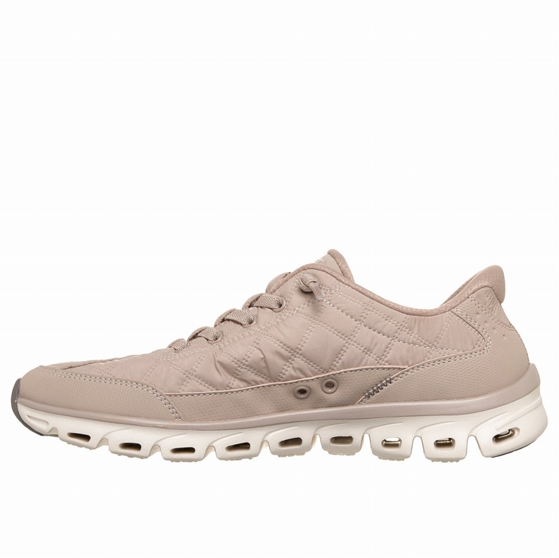 SKECHERS スケッチャーズ スリップインズ レディース スニーカー グライドステップ - コージーフィット アット イーズ 104556 TPE トープ