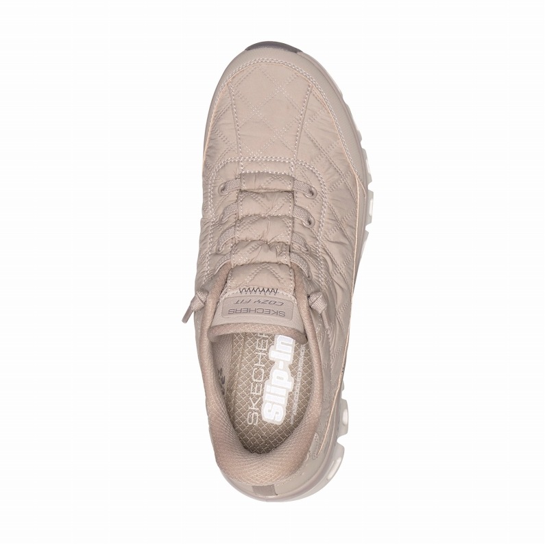 SKECHERS スケッチャーズ スリップインズ レディース スニーカー グライドステップ - コージーフィット アット イーズ 104556 TPE トープ