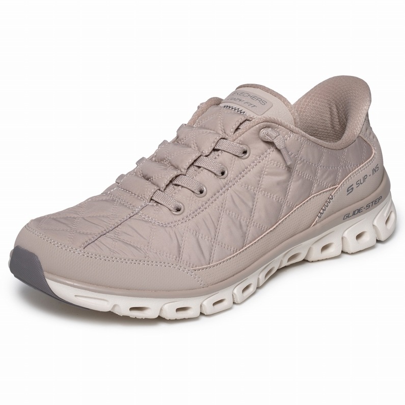 SKECHERS スケッチャーズ スリップインズ レディース スニーカー グライドステップ - コージーフィット アット イーズ 104556 TPE トープ