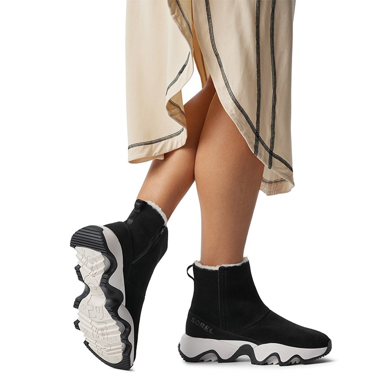 SOREL ソレル レディース ブーツ キネティック インパクト ショートブーツ ウォータープルーフ NL5196 010 ブラック 黒 WOMENS