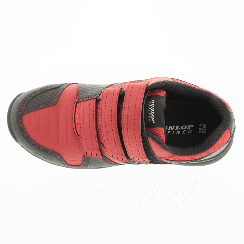 ダンロップ DUNLOP リファインド ST0202 メンズ スニーカー 安全靴 作業靴 DS0202 レッド 赤 24.5cm～28.0cm