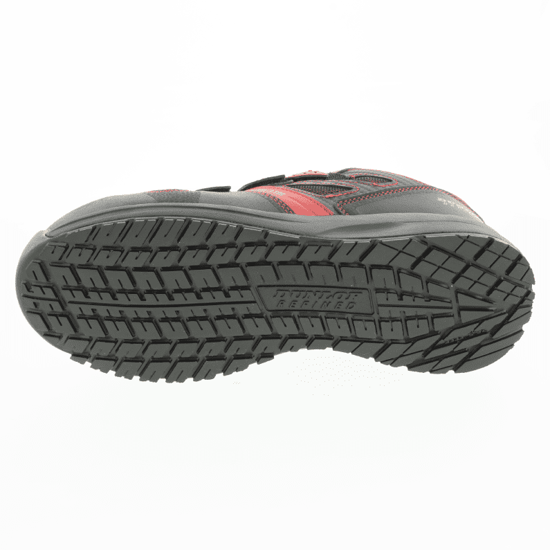 ダンロップ DUNLOP リファインド ST0202 メンズ スニーカー 安全靴 作業靴 DS0202 レッド 赤 24.5cm～28.0cm