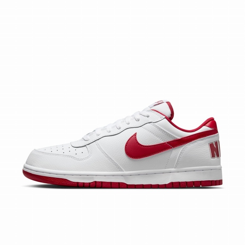 ナイキ NIKE メンズ スニーカー ナイキ ビッグ ナイキ ロー 355152 150 BIG NIKE LOW ホワイト/ジムレッド