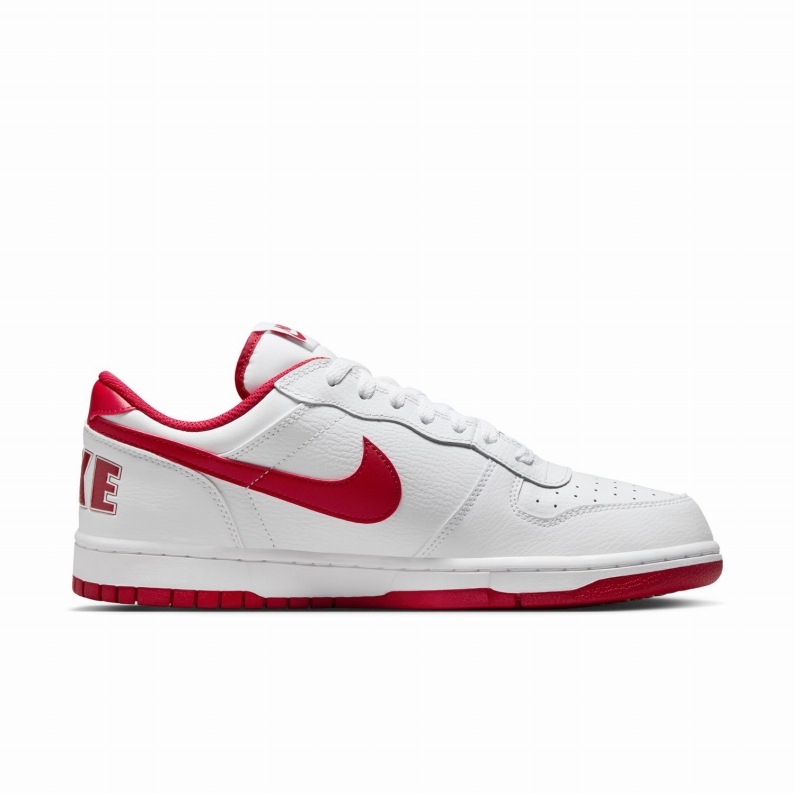ナイキ NIKE メンズ スニーカー ナイキ ビッグ ナイキ ロー 355152 150 BIG NIKE LOW ホワイト/ジムレッド