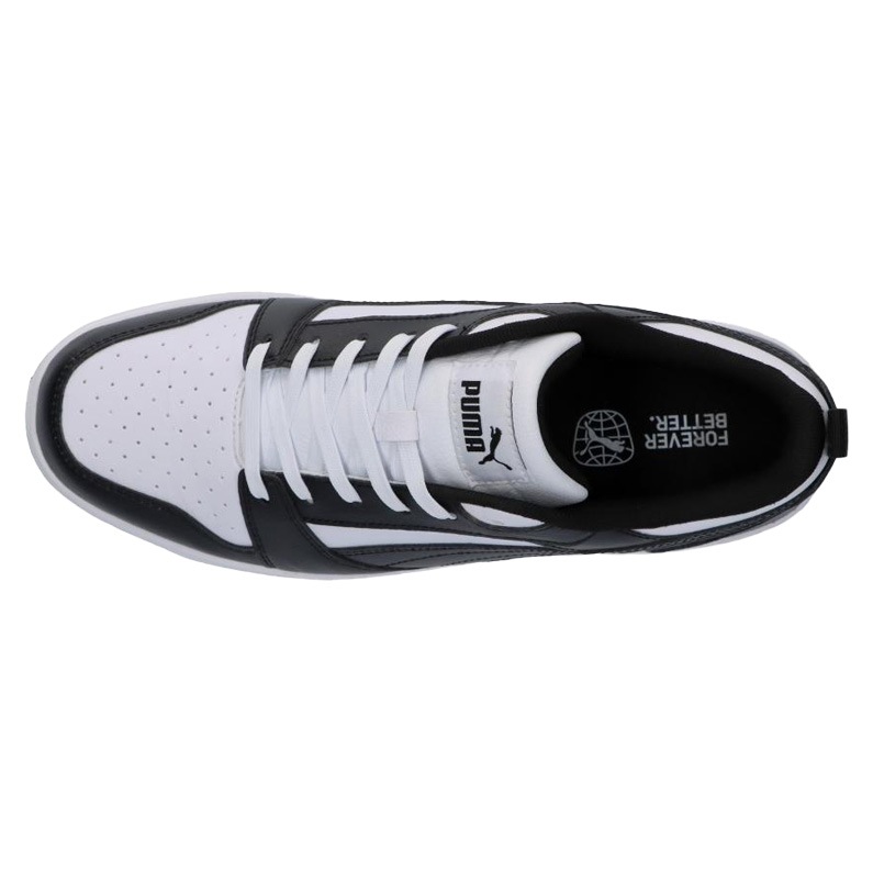 PUMA メンズ スニーカー リバウンド V6 ロウ 392328 01 ホワイト/ブラック