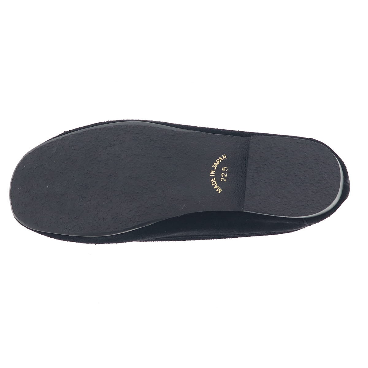 レディース モカシン シューズ リボン スエード レザー フラット オリジナル 日本製 lumi Cosme 294-2092 ブラック