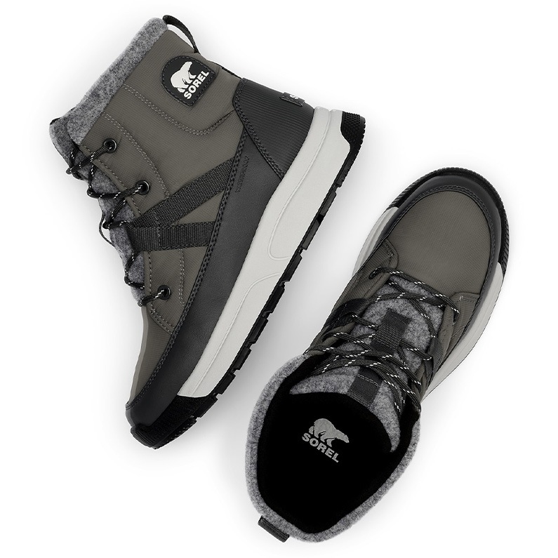 SOREL ソレル レディース ブーツ ウィットニー3 ミッド ウォータープルーフ NL5282 052 Quarry Grill グレー WOMENS 新作