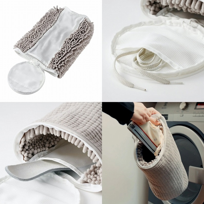 ROSY LILY ロジーリリー ズックリーンネット 2枚 1セット 靴用 洗濯ネット スニーカー 上履き 丸洗い マイクロファイバー