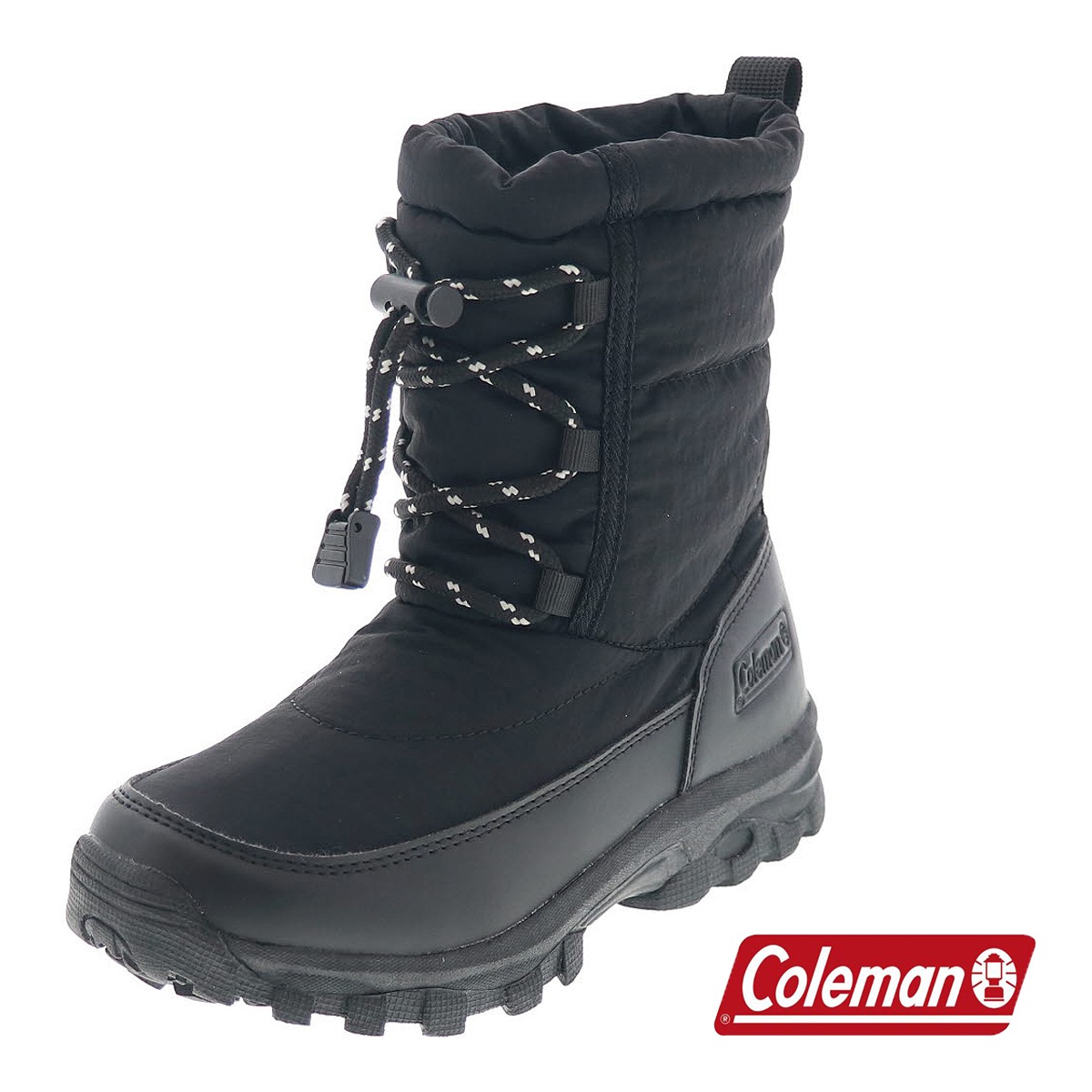 Coleman コールマン キッズブーツ ジュニア 防水ブーツ スノーブーツ 透湿 保温 防滑 ミドル丈 供用ブーツ 1X561CH N9 ブラック 新作