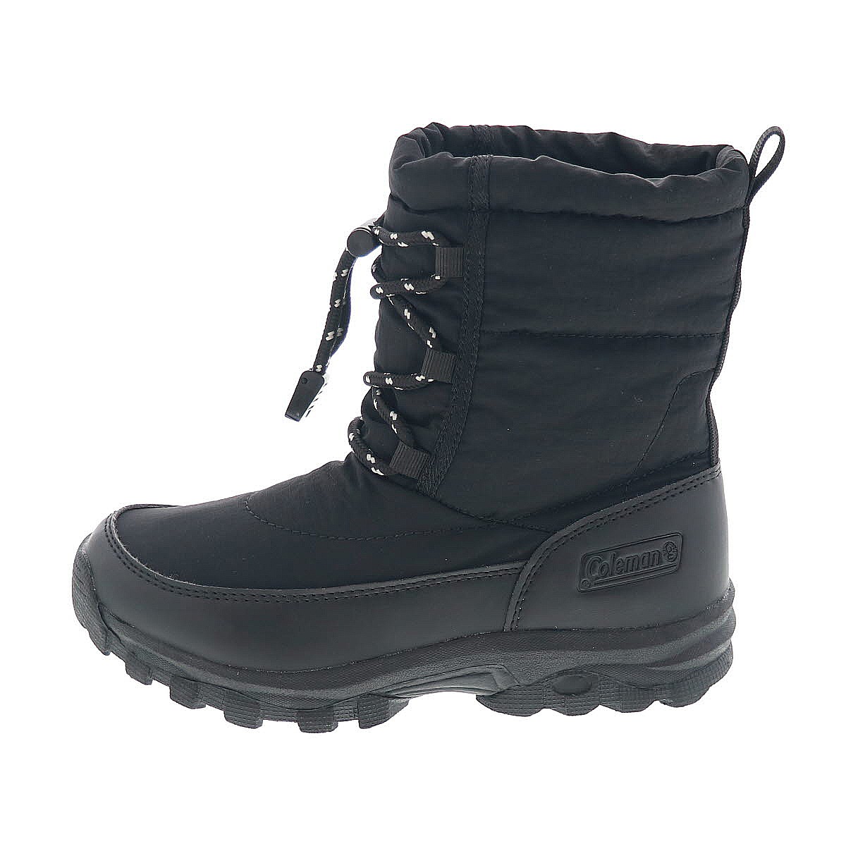Coleman コールマン キッズブーツ ジュニア 防水ブーツ スノーブーツ 透湿 保温 防滑 ミドル丈 供用ブーツ 1X561CH N9 ブラック 新作