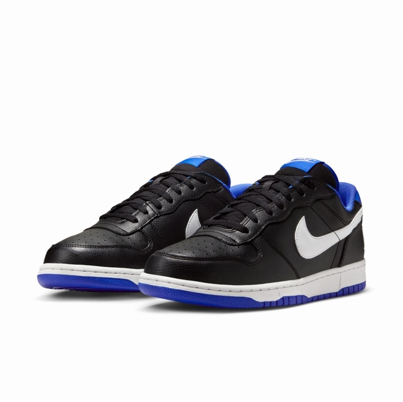 ナイキ NIKE メンズ スニーカー ナイキ ビッグ ナイキ ロー 355152 018 BIG NIKE LOW ブラック/サミットホワイト-ハイパーロイヤル