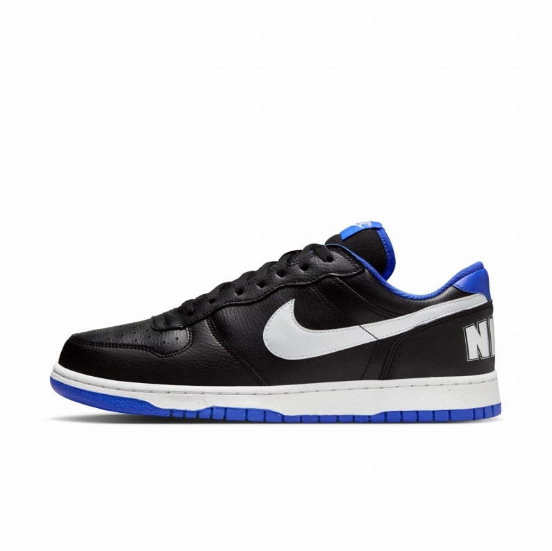 ナイキ NIKE メンズ スニーカー ナイキ ビッグ ナイキ ロー 355152 018 BIG NIKE LOW ブラック/サミットホワイト-ハイパーロイヤル
