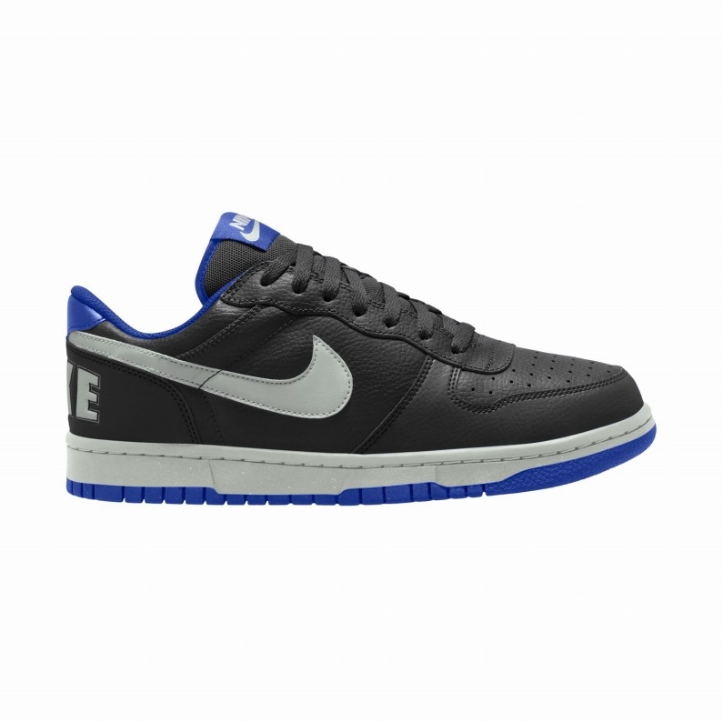 ナイキ NIKE メンズ スニーカー ナイキ ビッグ ナイキ ロー 355152 018 BIG NIKE LOW ブラック/サミットホワイト-ハイパーロイヤル