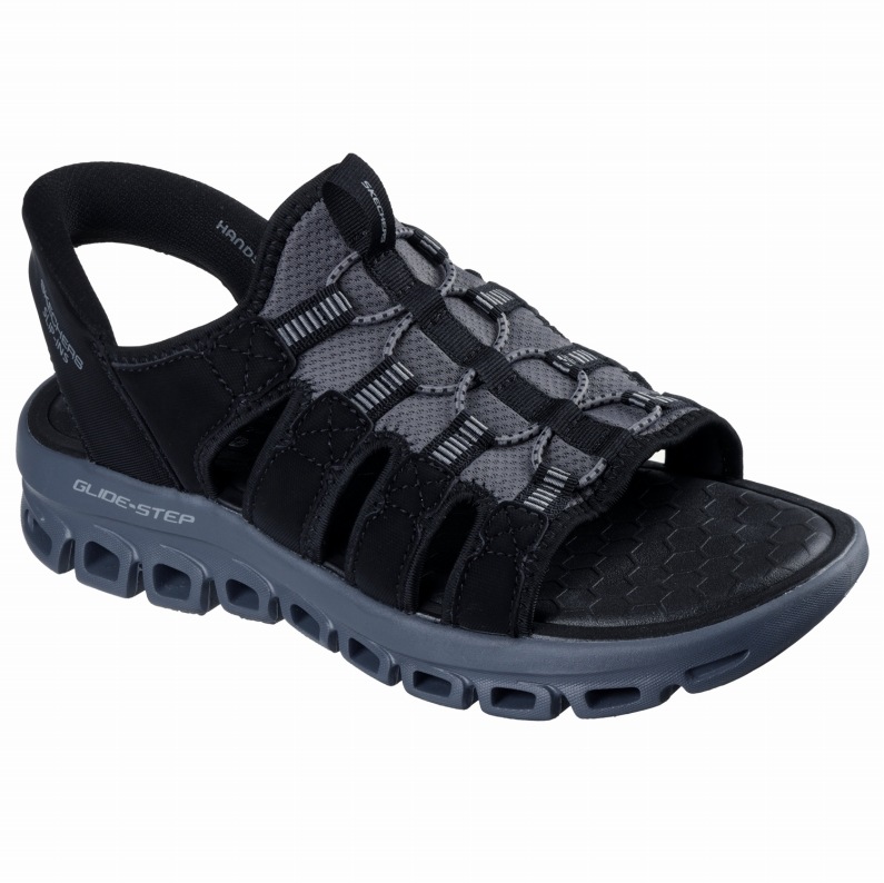 価格交渉受付中　扉のみ SKECHERS スケッチャーズ メンズ サンダル スリップインズ 233381 BKCC