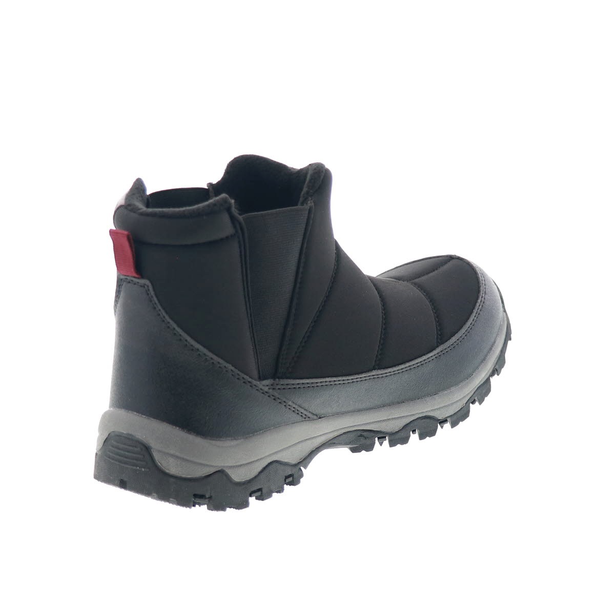 モズ 靴 MOZ 3671 メンズ サイドゴア ブーツ 防水シューズ スノーシューズ 履きやすい ショートブーツ 滑りにくい 防滑ソール ブラック 黒