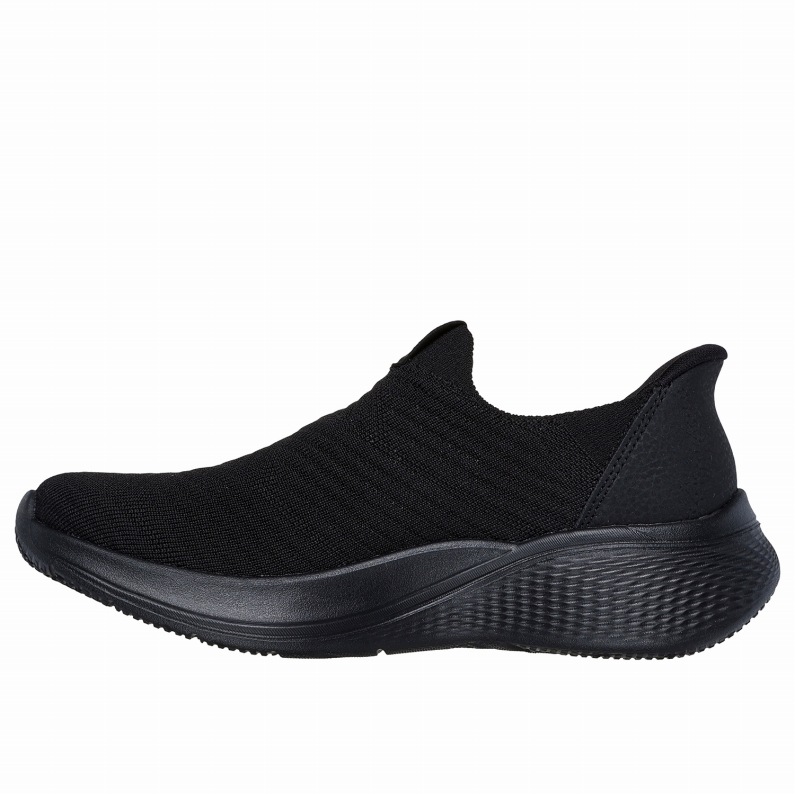 SKECHERS スケッチャーズ スリップインズ レディース スニーカー 117508W BBK ボブス インフィニティ - デイリー ビジョン ブラック